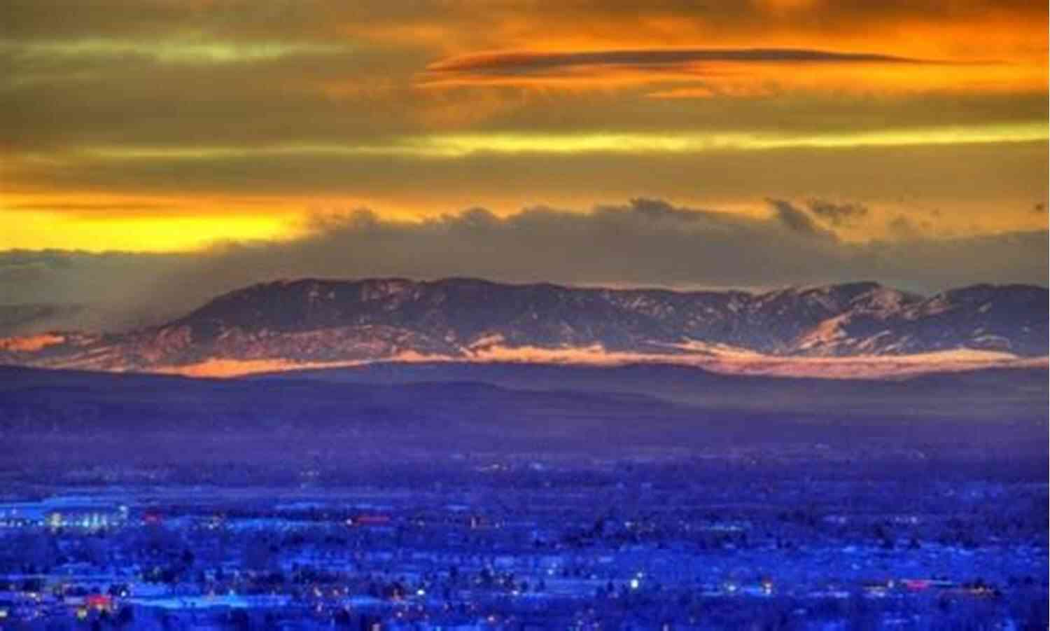 A Breathtaking Sunset Over The Bear Tooth Mountain Range, Painting The Sky With Vibrant Hues Of Orange And Purple Redeeming Her Mountain Man (Bear S Tooth Mountain Men 3)
