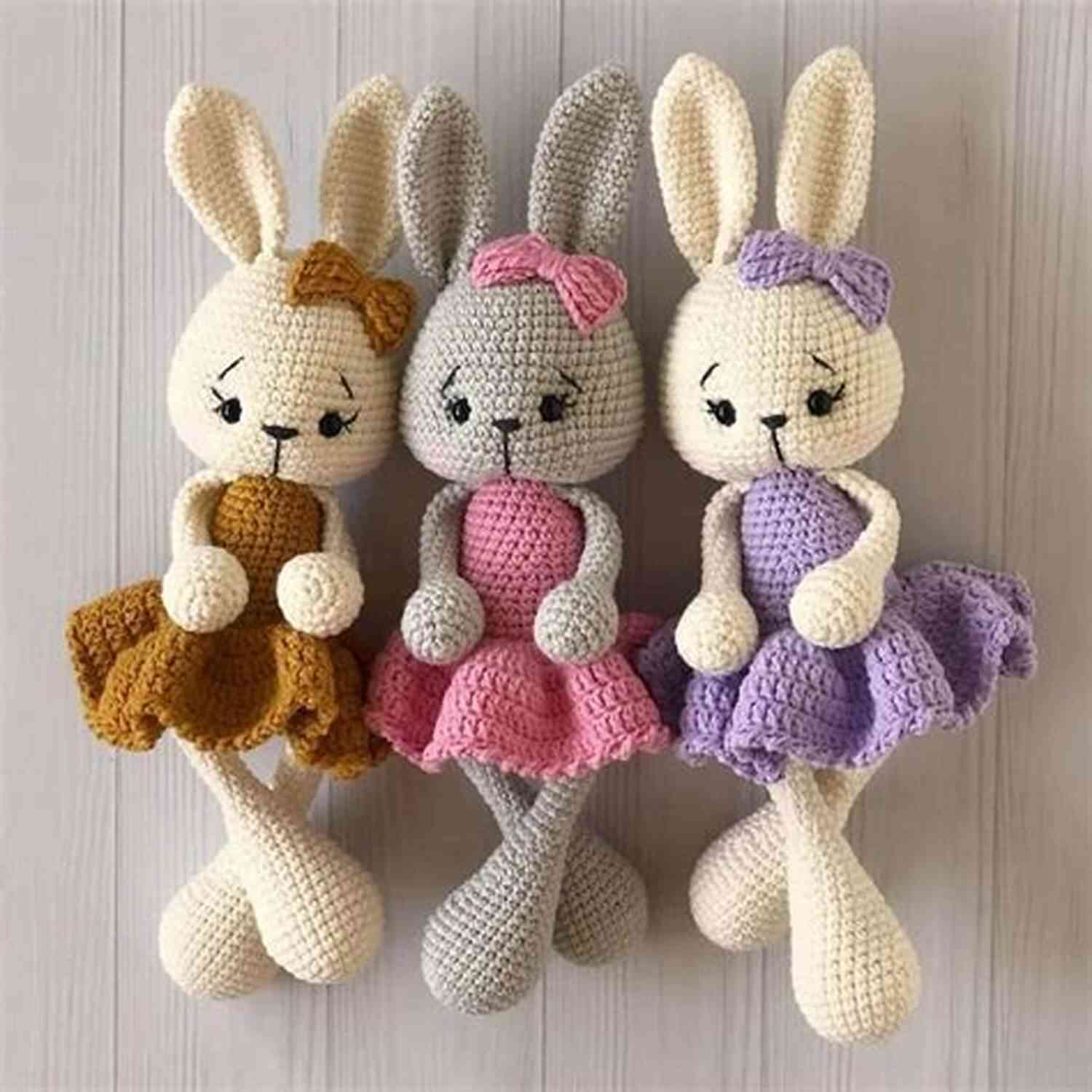 Adorable Bunny Doll Crochet Pattern Amigurumi Pattern For Little Babies (Easy Crochet Doll Patterns 1)