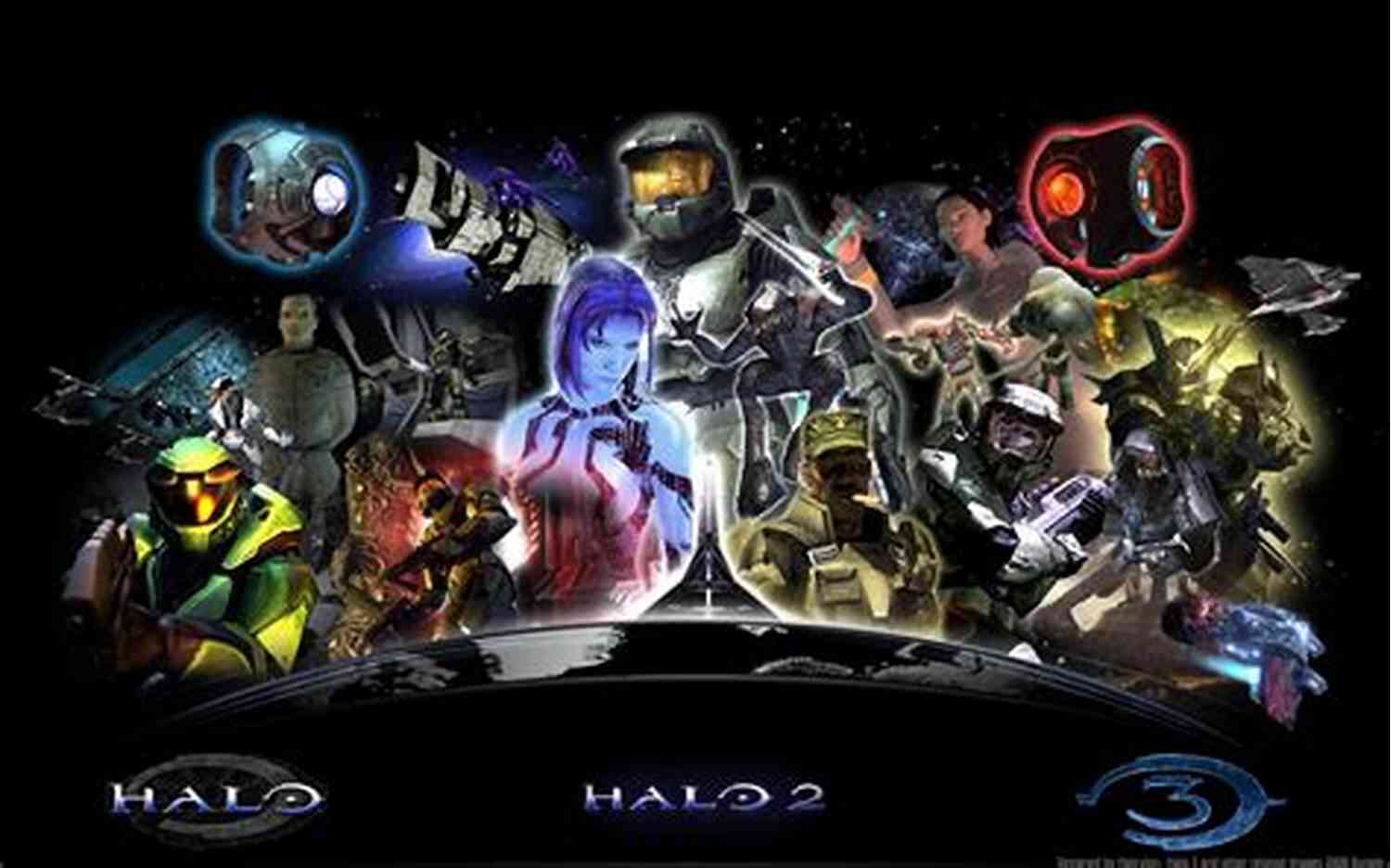 An Artistic Representation Of The Halo Universe Halo: Divine Wind Halo: Divine Wind Troy Denning