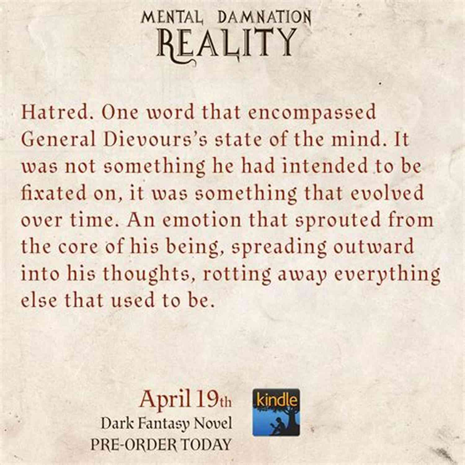An Intriguing Quote From Reality Mental Damnation Reality: Mental Damnation Konn Lavery