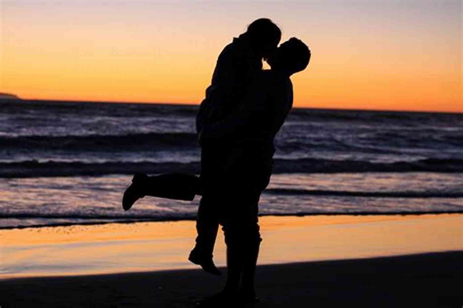 Couple Embracing On A Beach During Sunset Deeper Than Destiny: A Second Chance Reunion Romance (Deeper Than Love 2)
