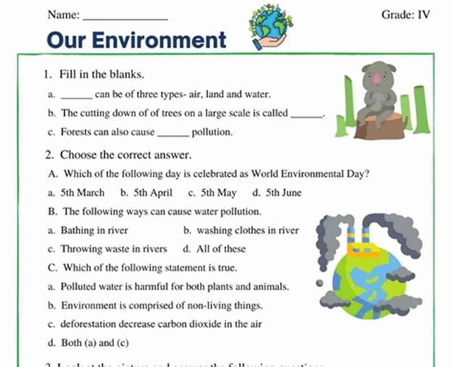 Engaging Workplace Environment Five On The Clock Activity Sheet