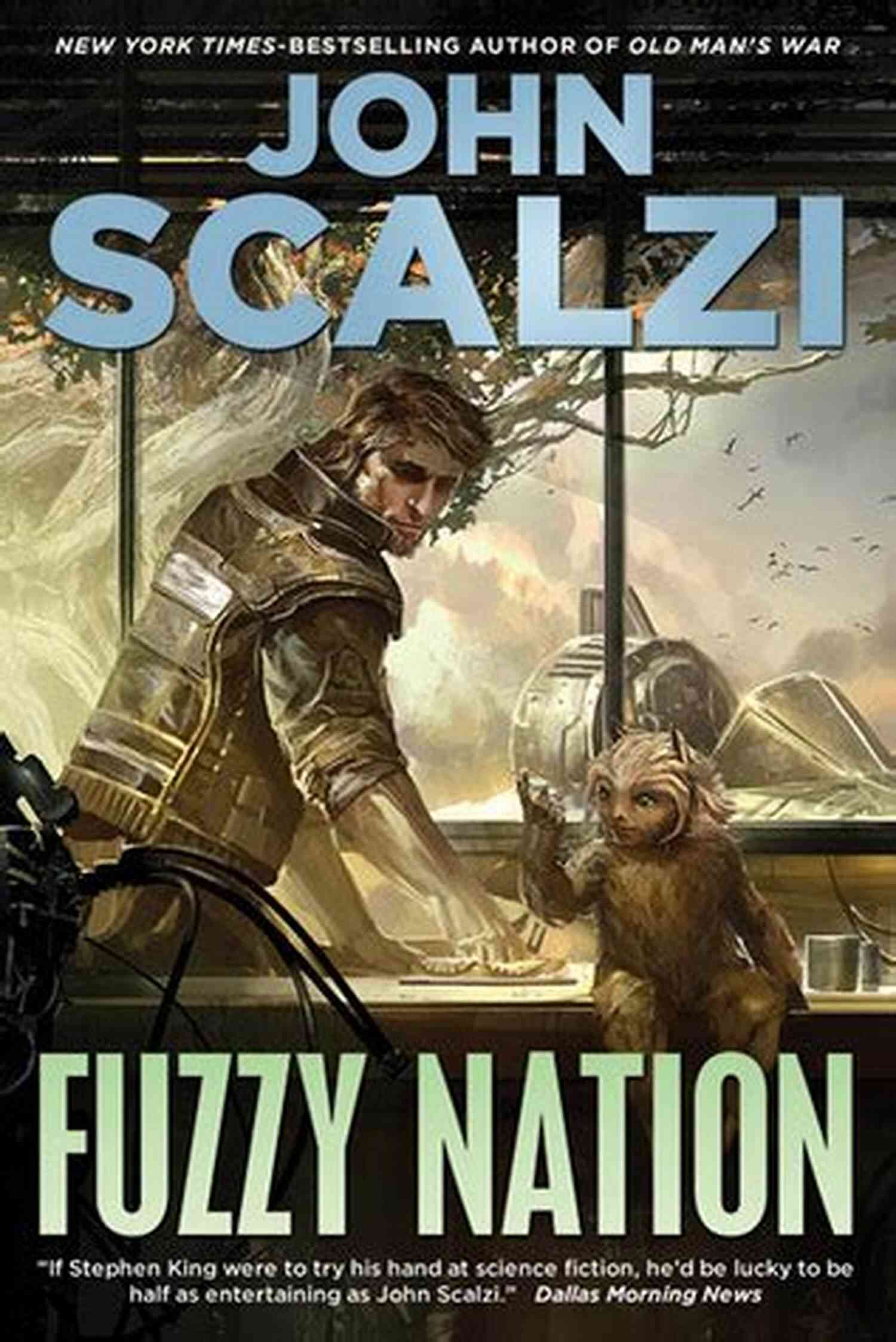 Fuzzy Nation John Scalzi Book Cover With A Thrilling Sci Fi Landscape Fuzzy Nation John Scalzi