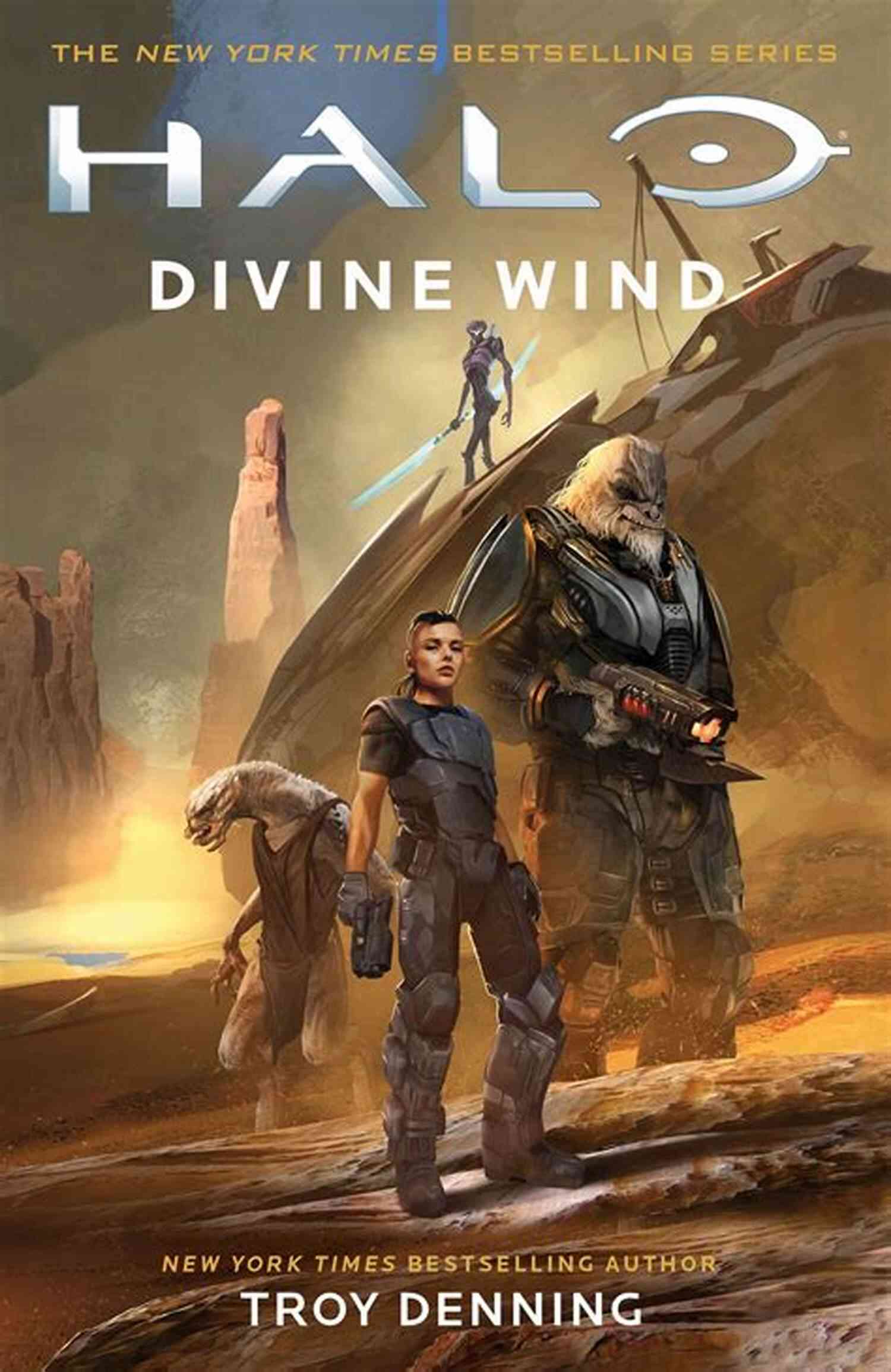 Halo Divine Wind Book Cover By Troy Denning An Action Packed Adventure In The Halo Universe Halo: Divine Wind Troy Denning