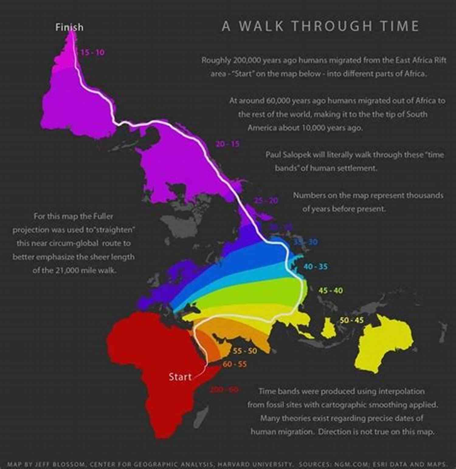 Illustration Of The Migrations Map Of The Human Spirit Depicting Vibrant Paths Leading To Various Destinations Within The Human Mind, Heart, And Soul. Migrations: A Map Of The Human Spirit