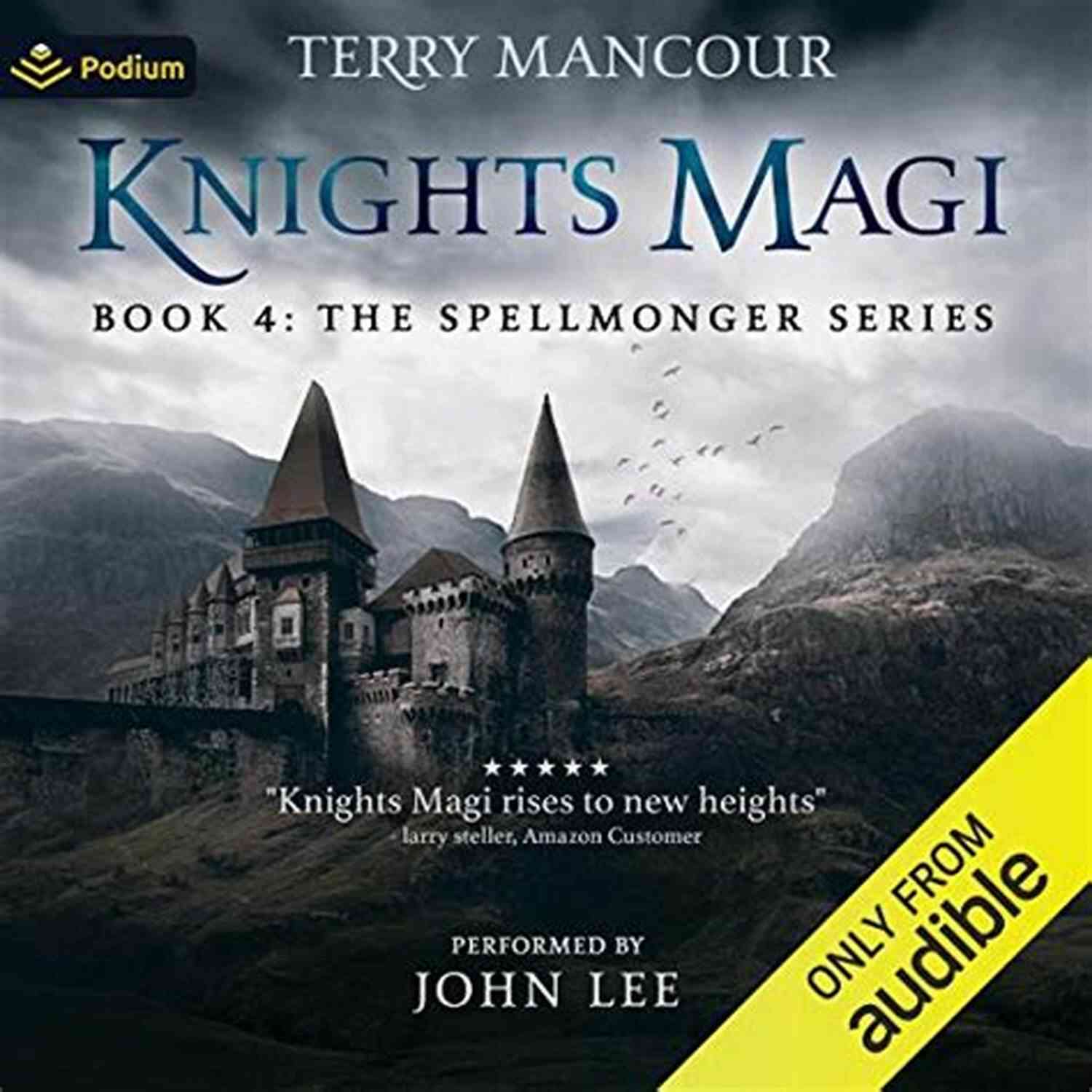 Knights Magi Four Of The Spellmonger Masterfully Illustrated Cover Depicting The Magical World Of Tantorin With Iconic Knights In Action Knights Magi: Four Of The Spellmonger