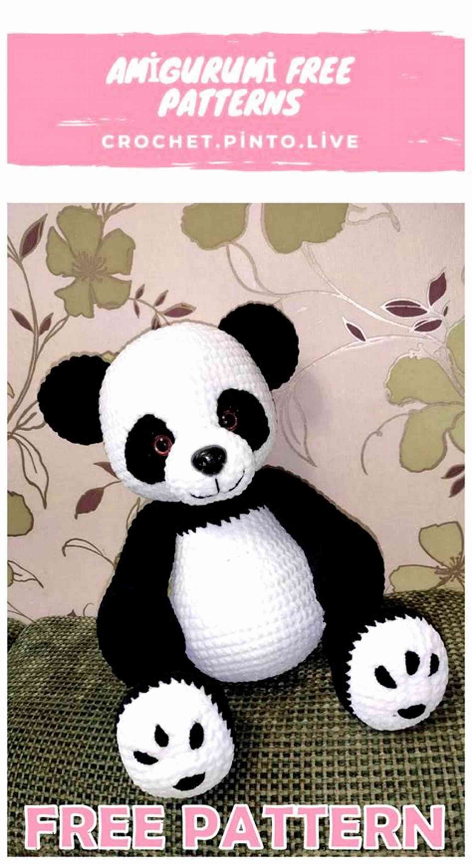 Little Panda Amigurumi Crochet Pattern Cute And Huggable Toy Little Panda Amigurumi Crochet Pattern