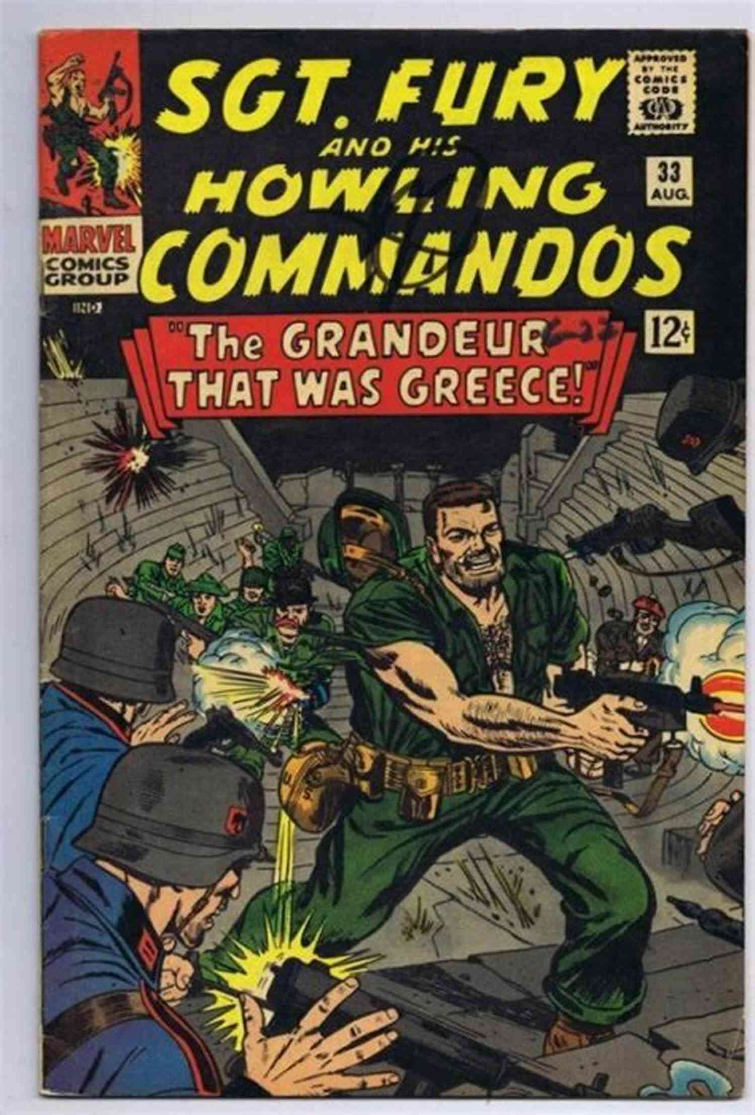Sgt Fury And His Howling Commandos #33: The Legendary Mission Against Hydra Sgt Fury And His Howling Commandos (1963 1974) #33