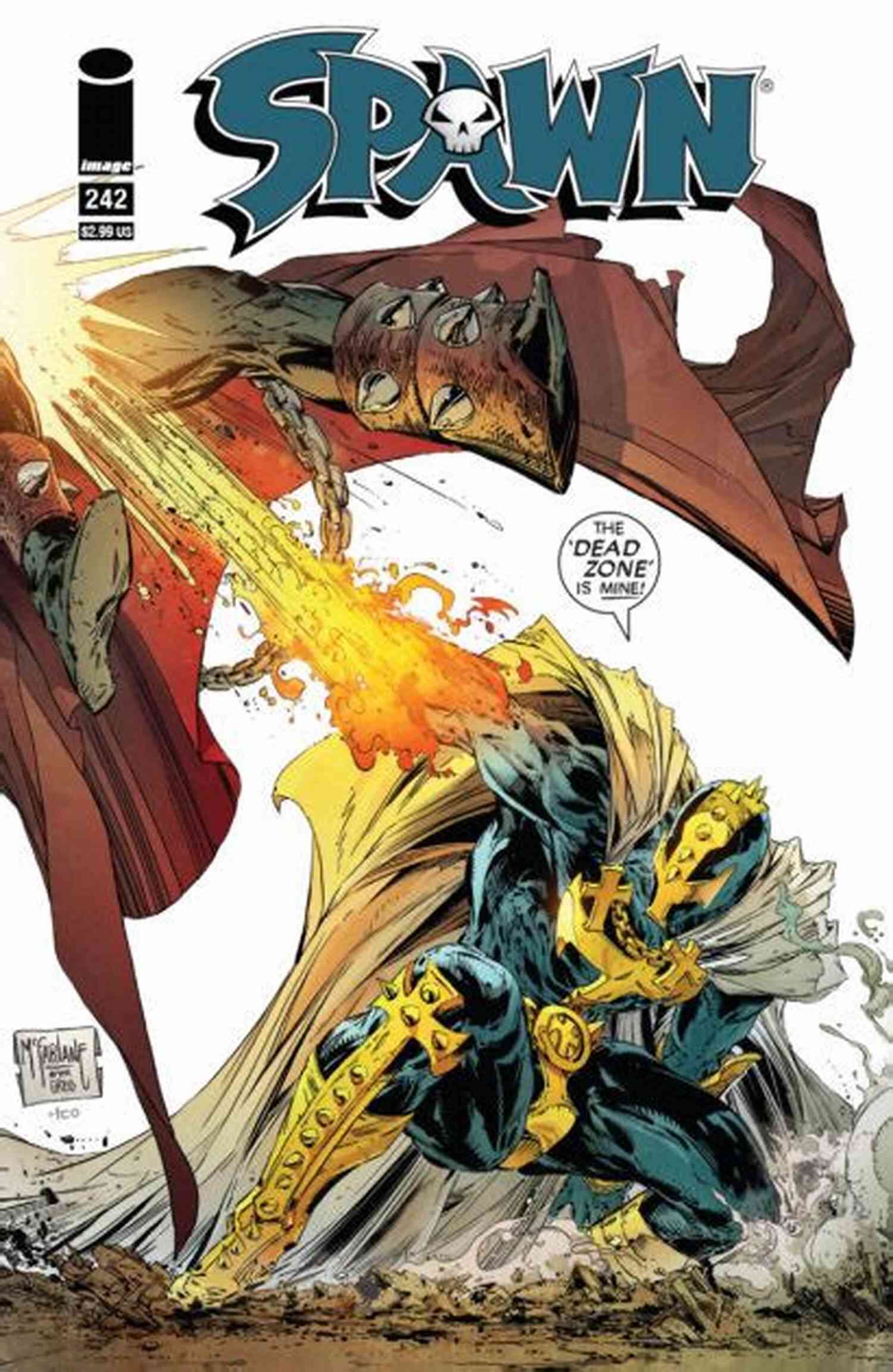 Spawn 242 Cover Andrea Middleton Battling Evil Spawn #242 ANDREA MIDDLETON