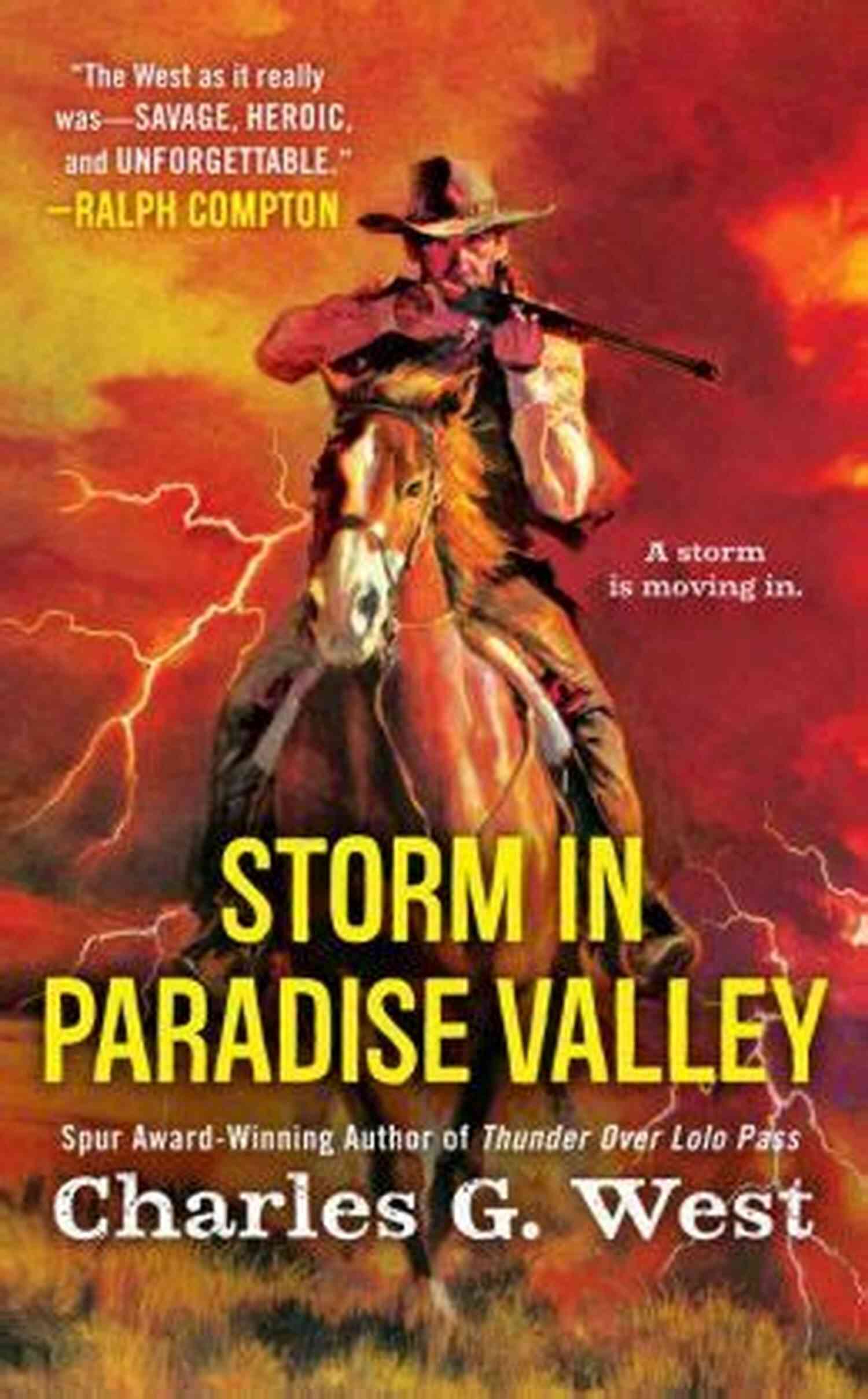 Storm In Paradise Valley Charles West Storm In Paradise Valley Charles G West