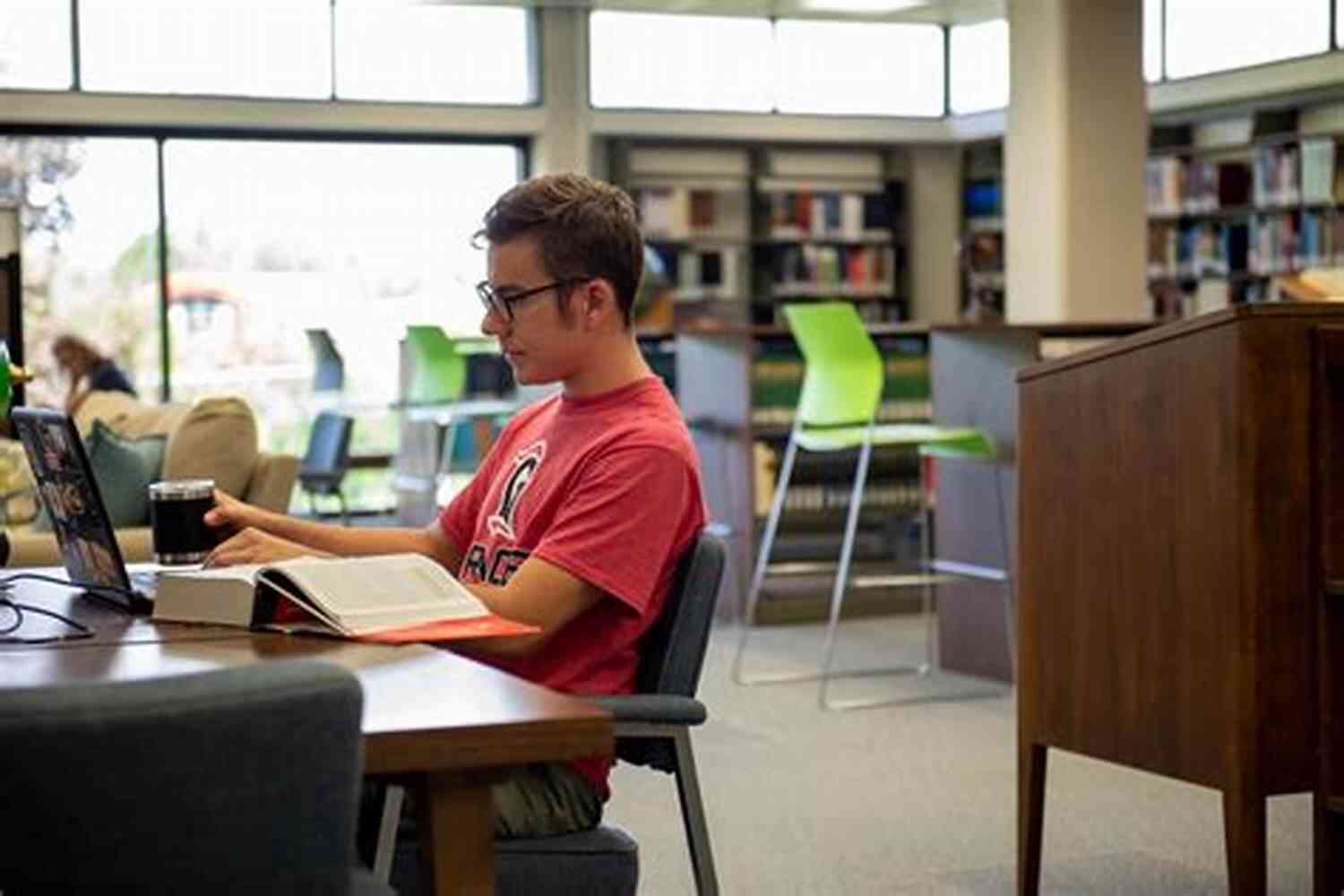 Student Studying In A Library Unpacking Complexity In Informational Texts: Principles And Practices For Grades 2 8