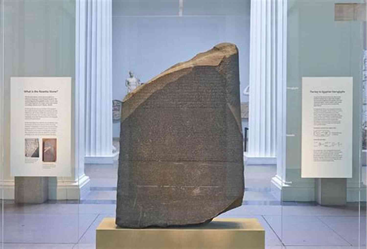 The Famous Rosetta Stone On Display At The British Museum Six: Pieces Of The Past Vol 6