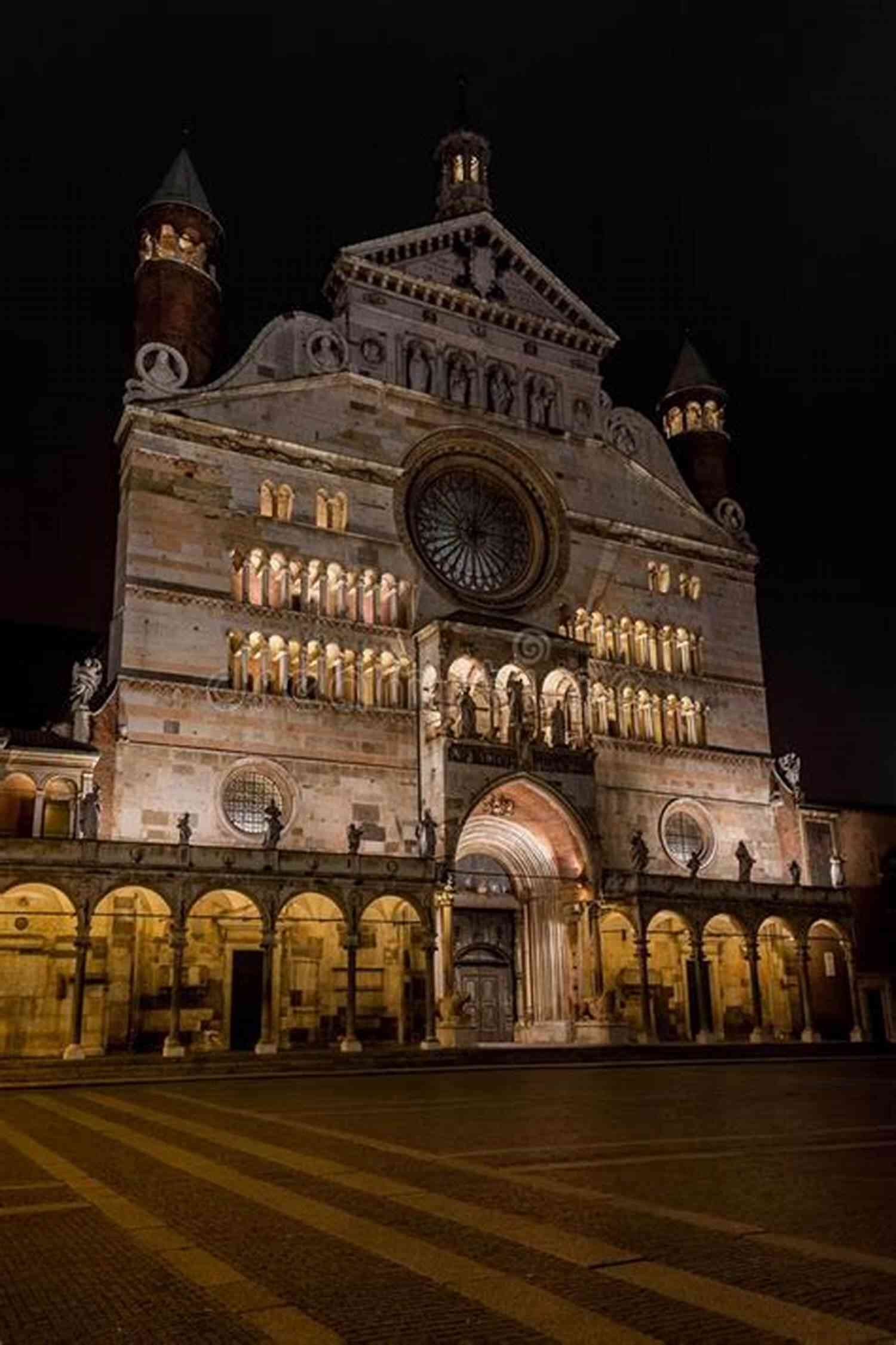 The Majestic Cathedral Of Cremona Illuminated At Night The Cremona Cure: Holmes And Watson In Italy