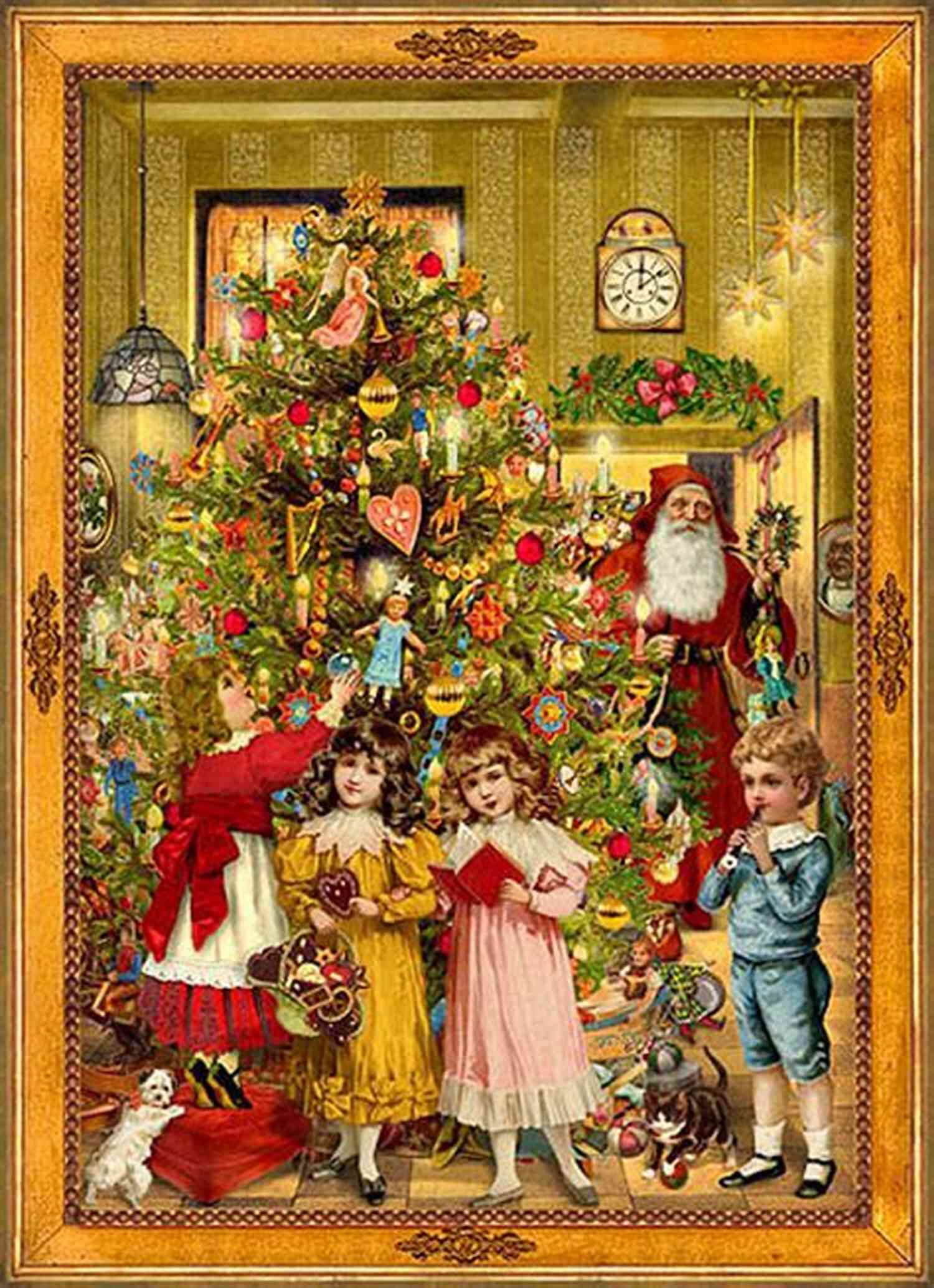 Victorian Christmas Festivities Painted With Colorful Illustrations Old Christmas Illustrated Lindsay Price