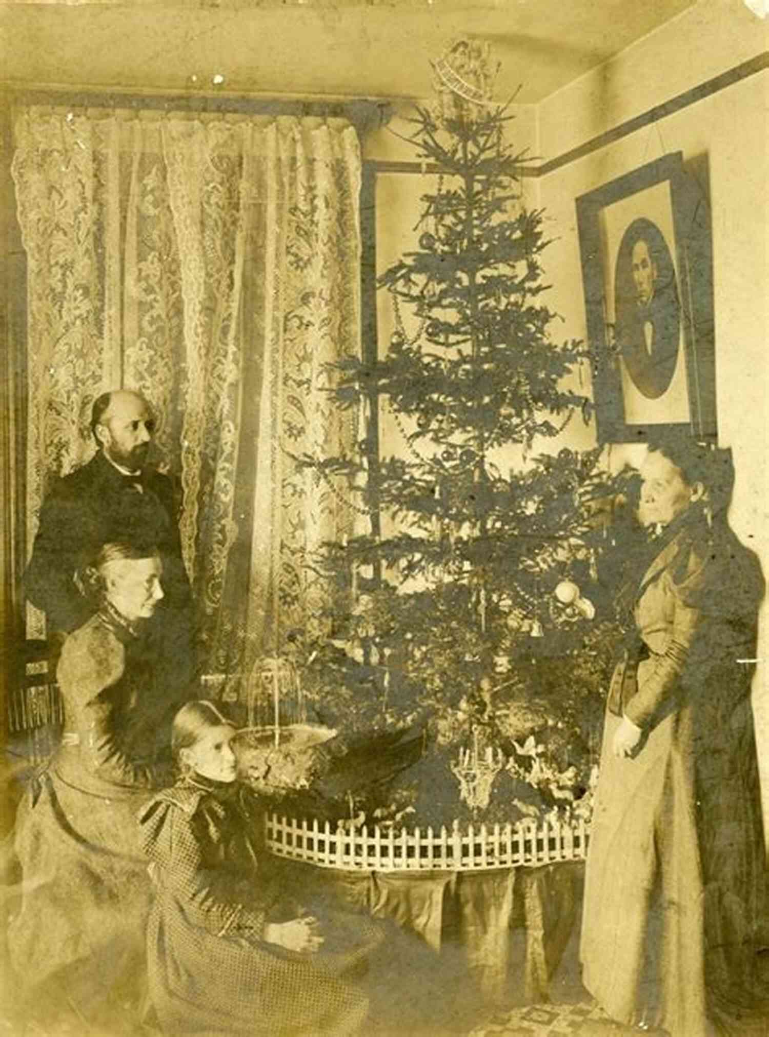Victorian Christmas Party In A Grand Hall, As Depicted In Old Christmas Illustrated Old Christmas Illustrated Lindsay Price
