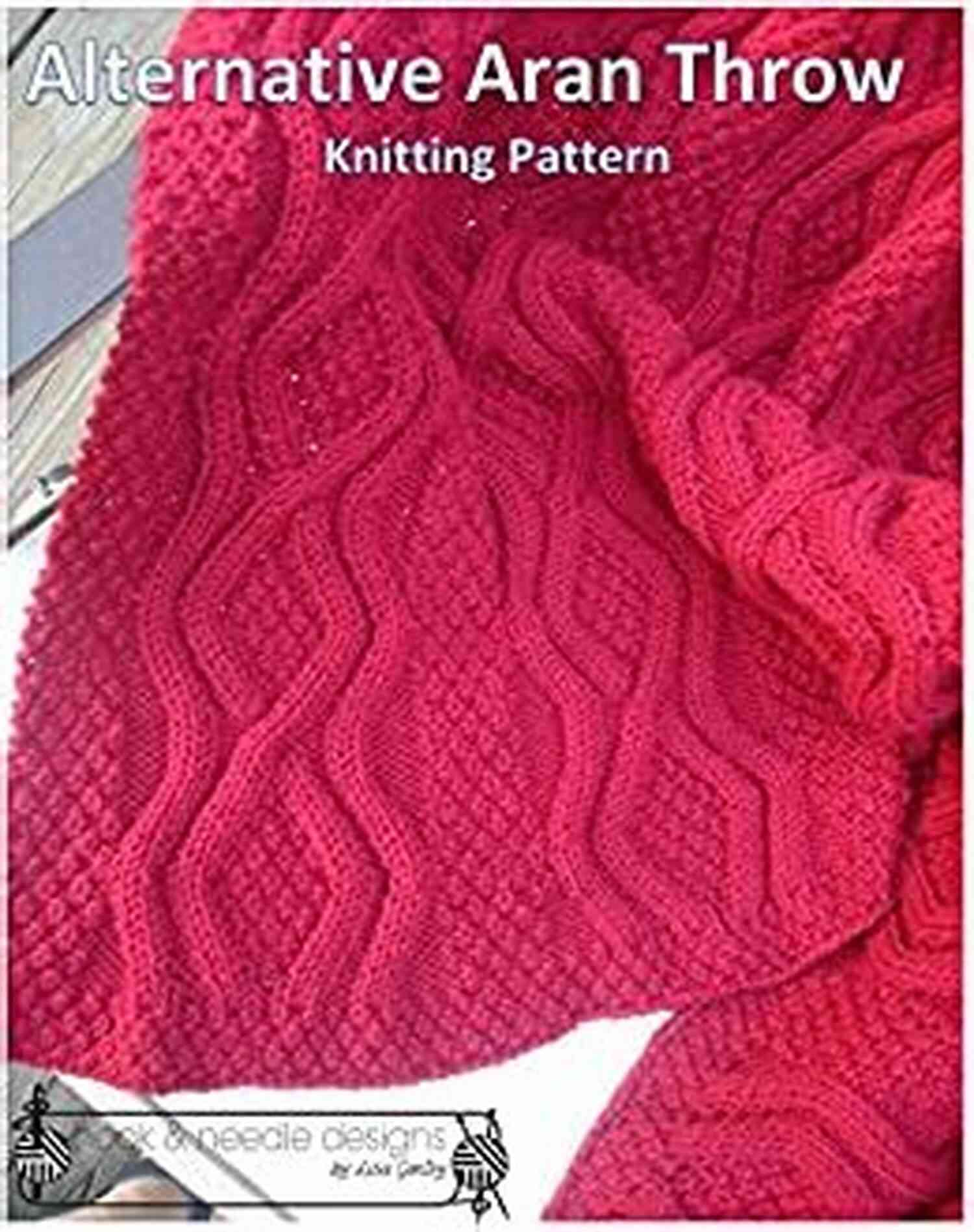 Example Of An Alternative Aran Throw Alternative Aran Throw: Knitting Pattern