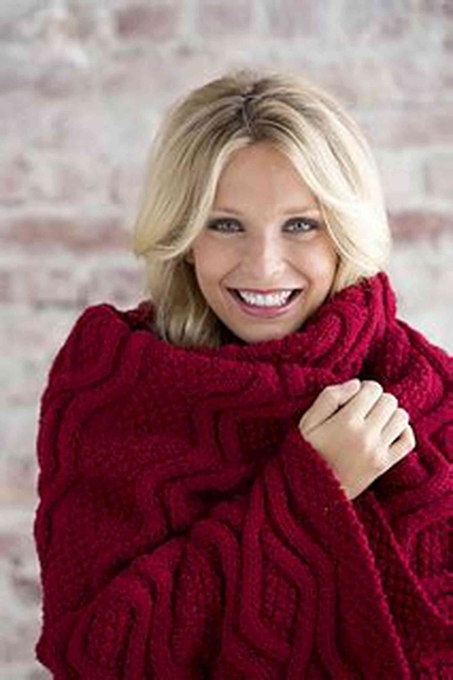 Progress Shot Of An Alternative Aran Throw Alternative Aran Throw: Knitting Pattern